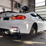 BMW M4 F82 - Bremsenwechsel - Anbau Diffusor-Kit - DarkGarage GmbH